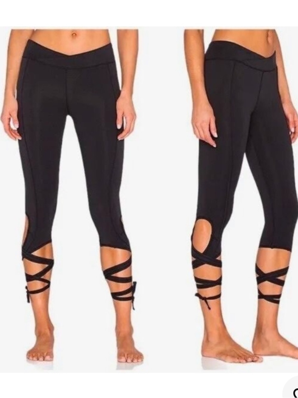 FP Movement by Free People Black Turnout Leggings Sz L